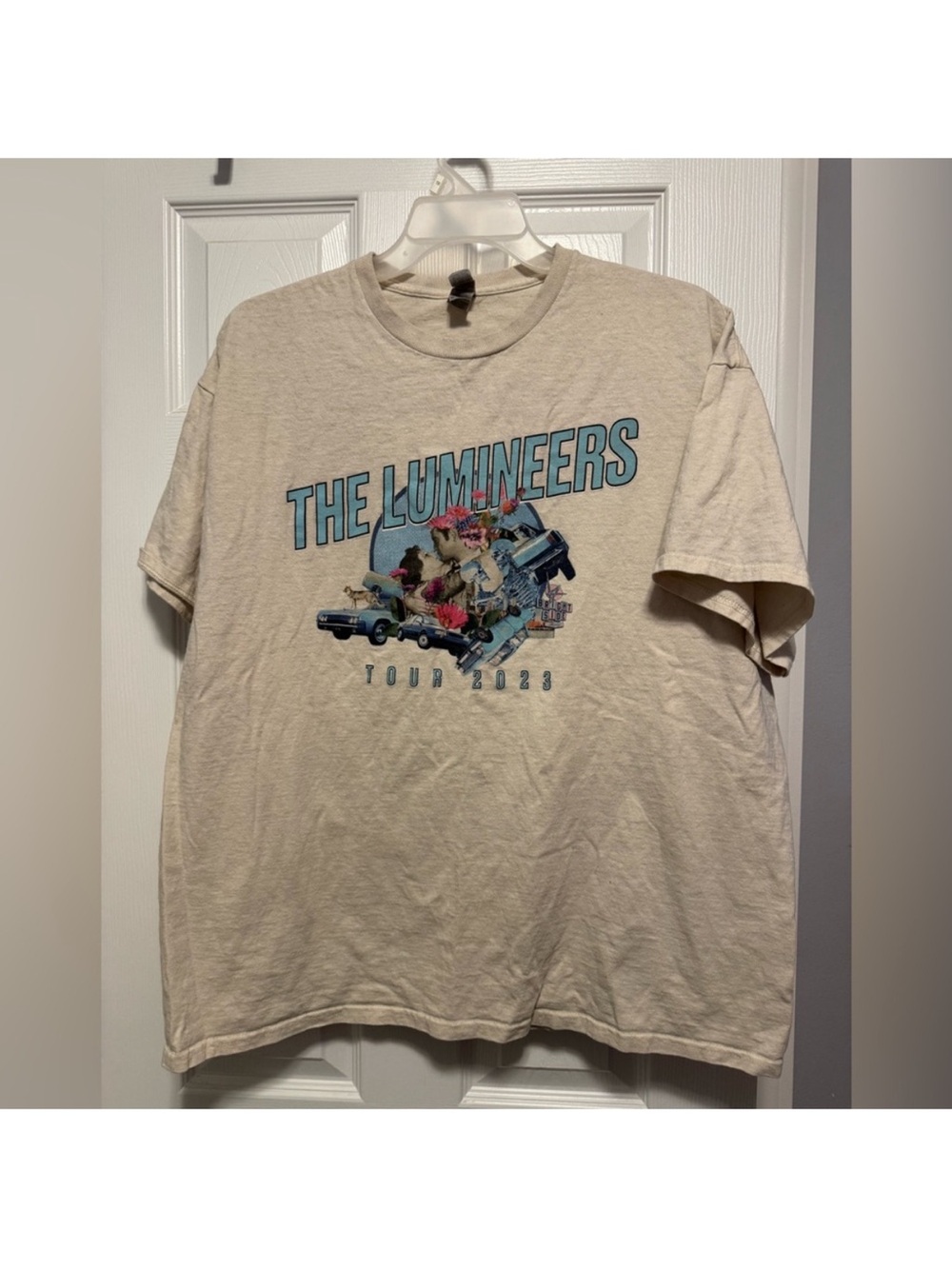 The Lumineers Tour 2023 Graphic Tee - Beige